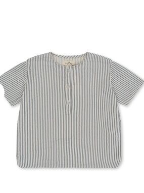 Konjes Slojd Stripe Bluie Ace Ss Shir, 4Y